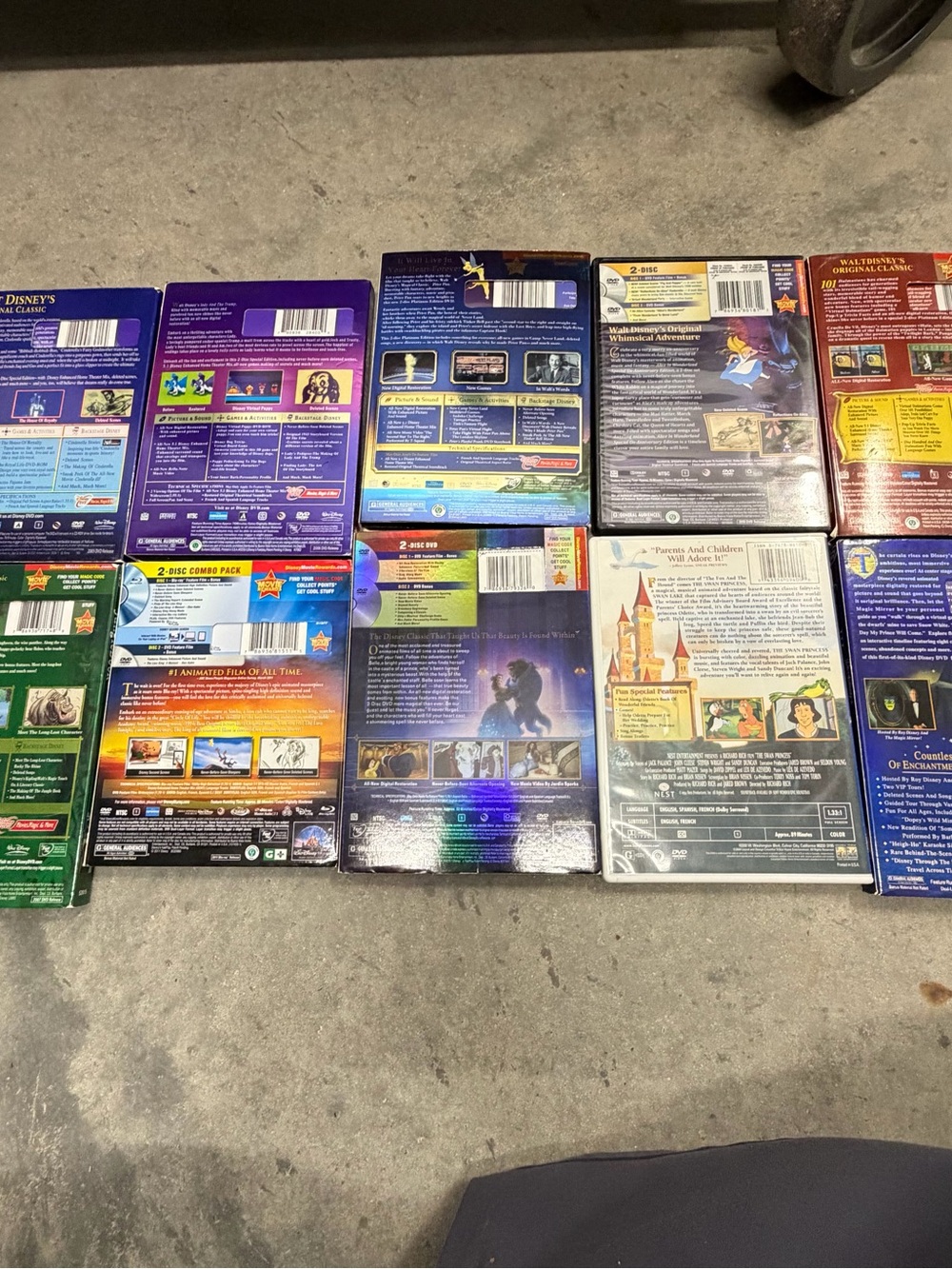Disney DVD Blu-Ray Lot 10 Platinum Diamond Editions Slipcovers Classics - Picture 3 of 4